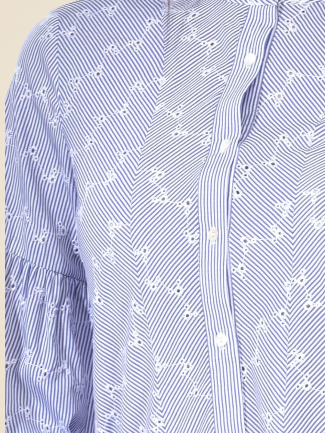 Beatnik Stripes Casual Wear Full Sleeve Western Shirt Beatnik India