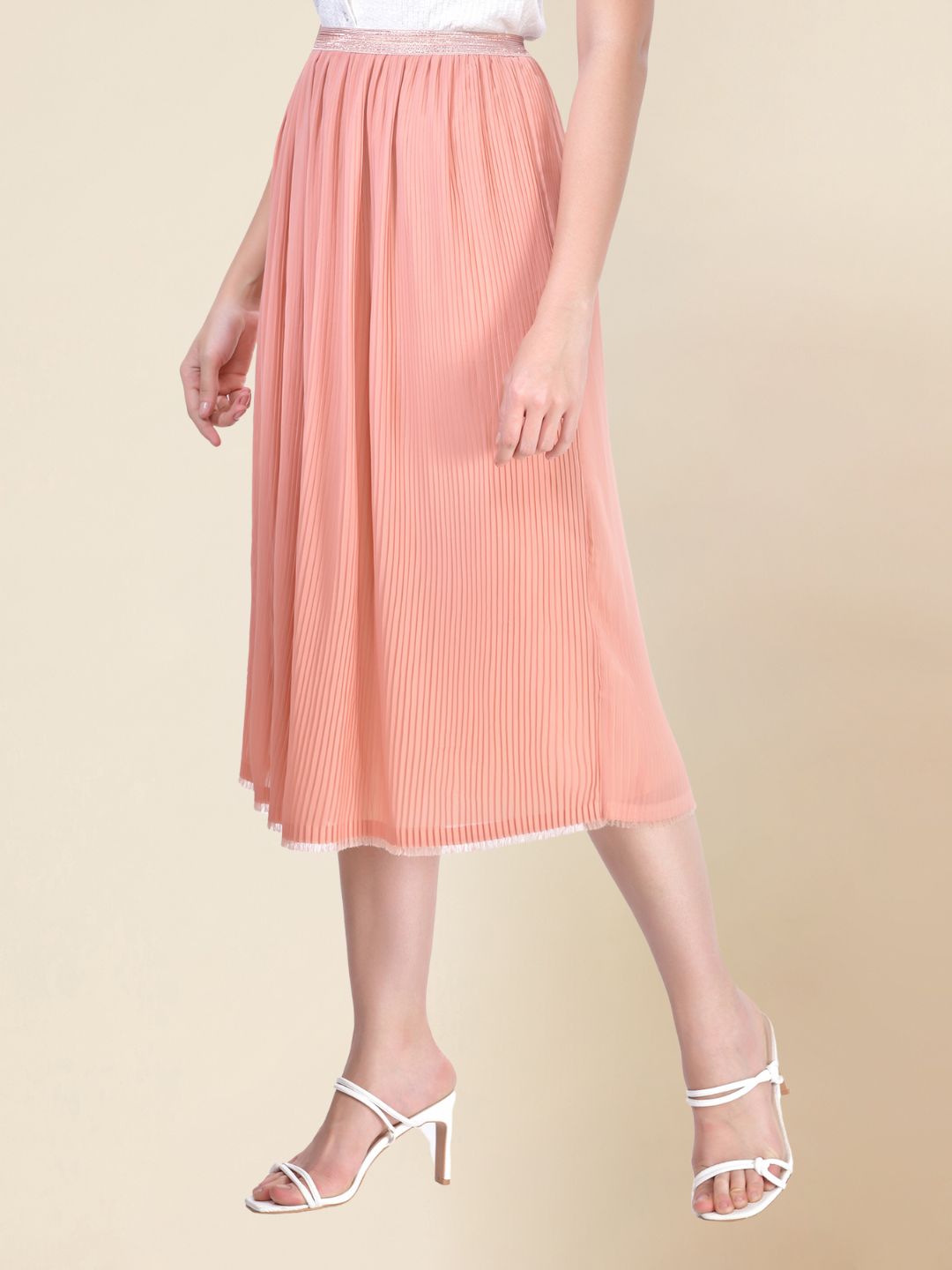 Beatnik Jacquard Flared Skirts Beatnik India