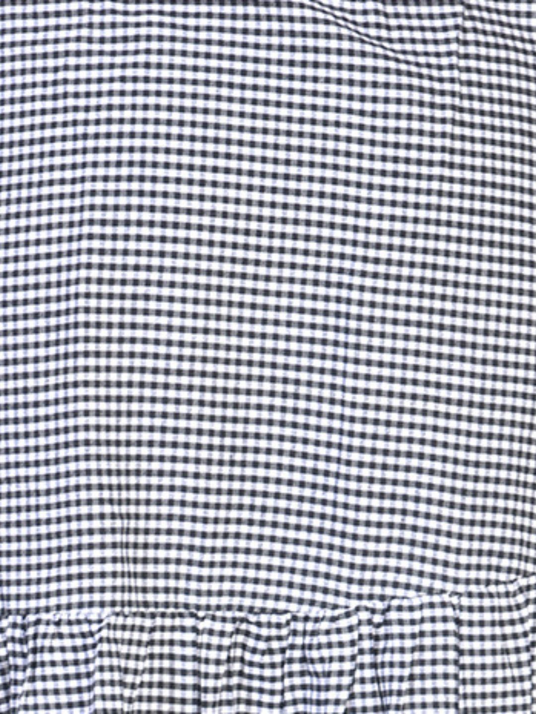 Beatnik Checkered Casual Wear High-Rise Wrap Skirts Beatnik India