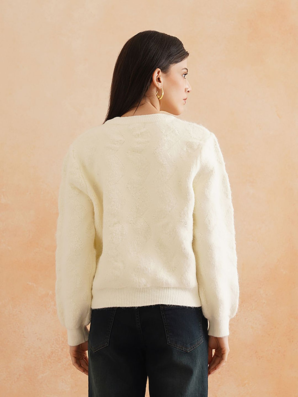 Cardigan Off White Sweaters Beatnik