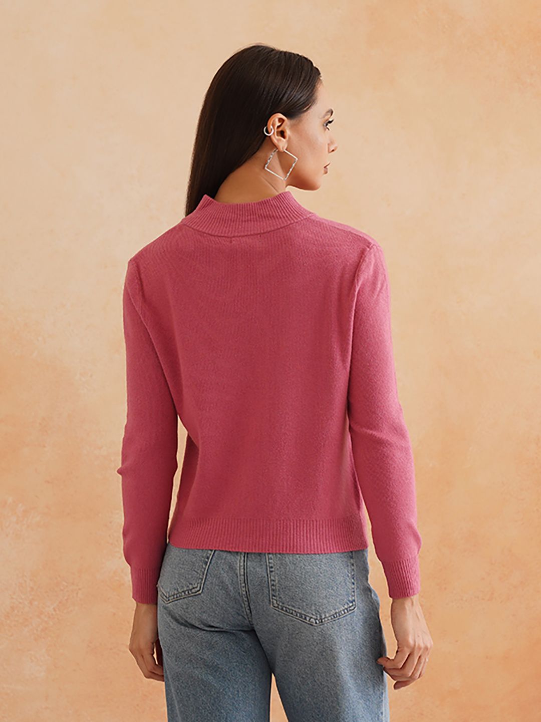 Cardigan Pink Sweaters Beatnik