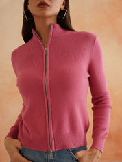 Cardigan Pink Sweaters Beatnik
