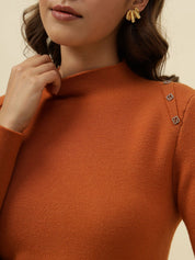 Pull Over Rust Sweaters Beatnik