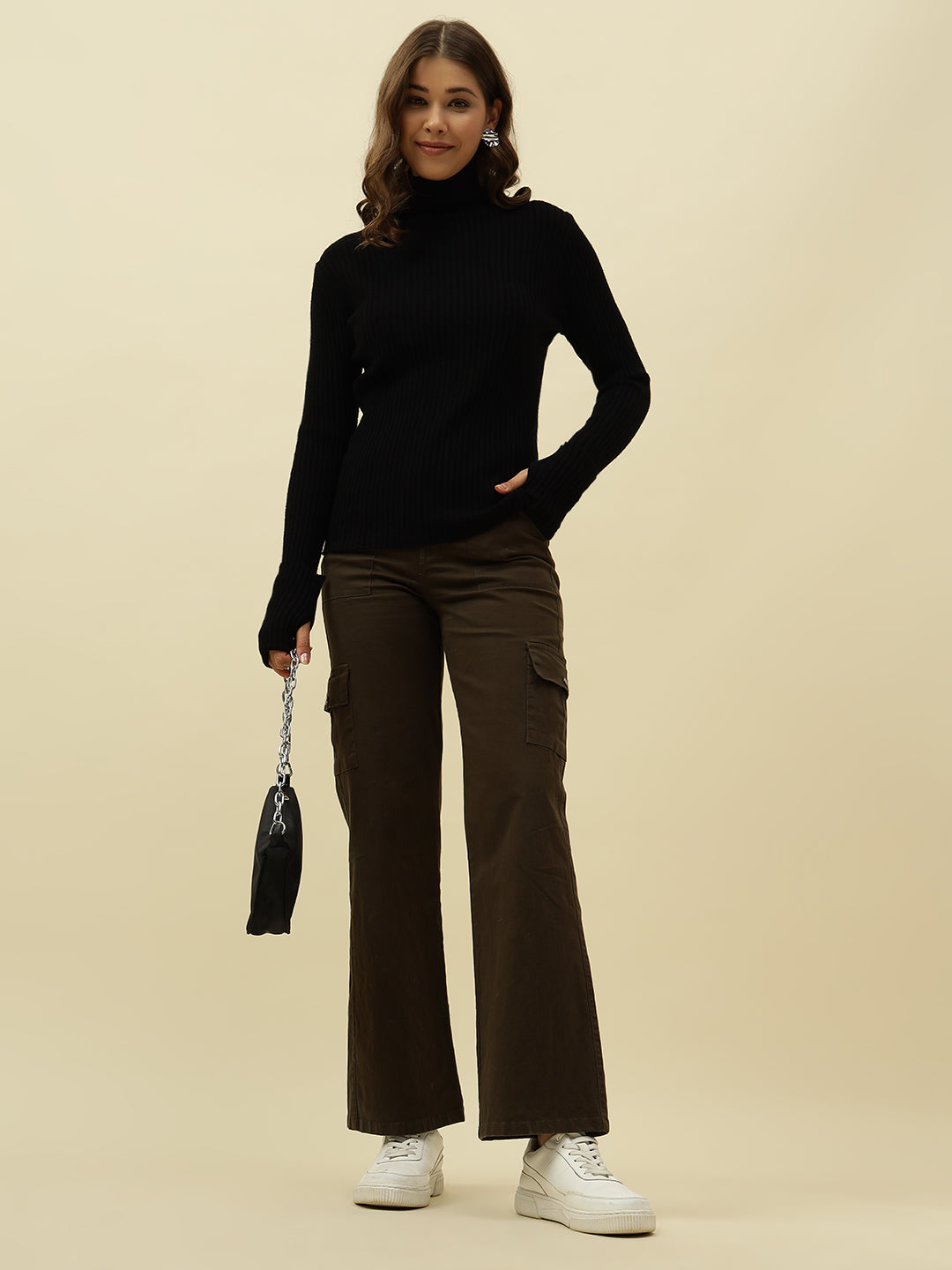 Pull Over Black Sweaters Beatnik