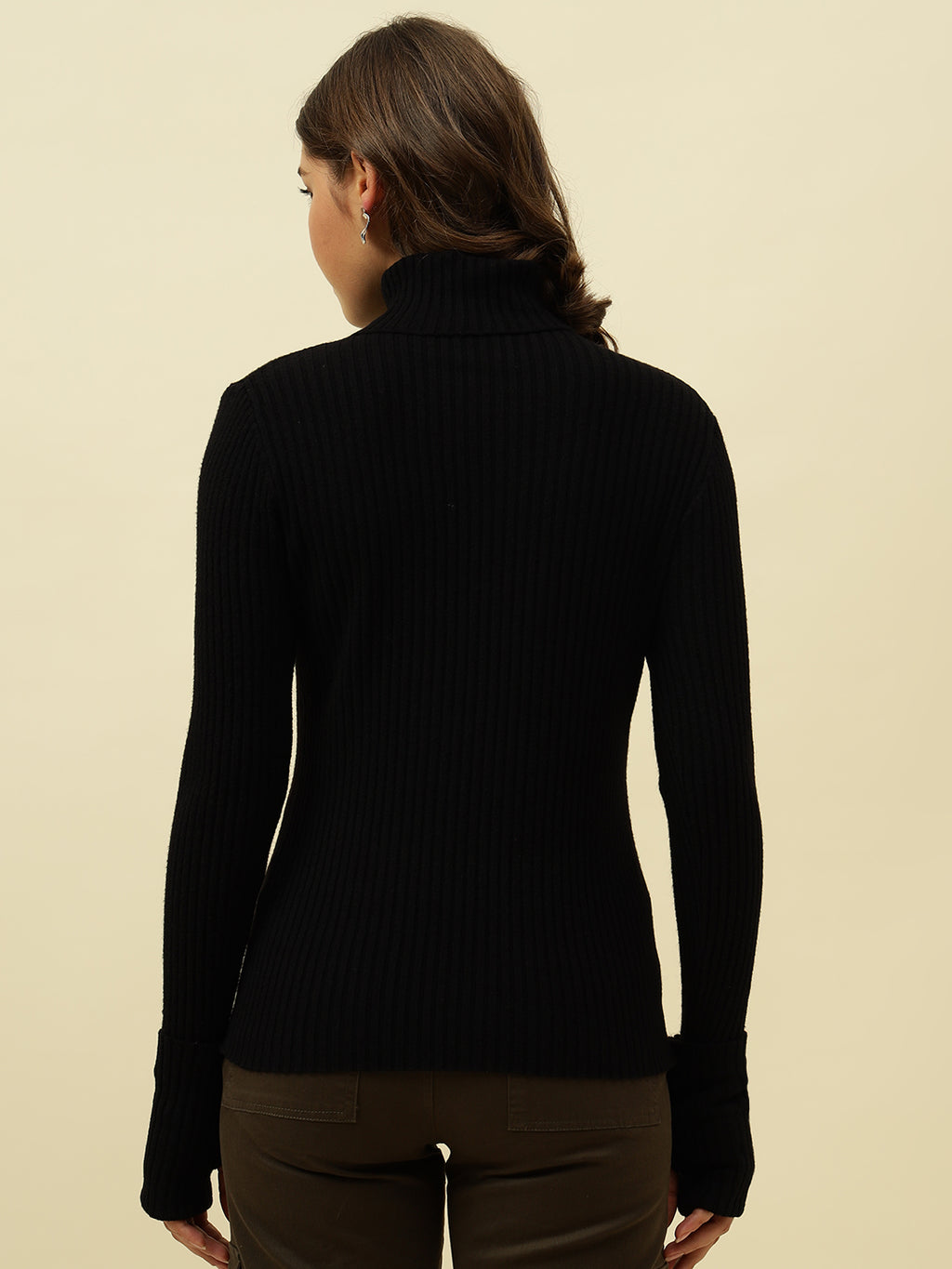 Pull Over Black Sweaters Beatnik