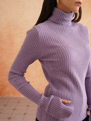 Pull Over Lavender Sweaters Beatnik