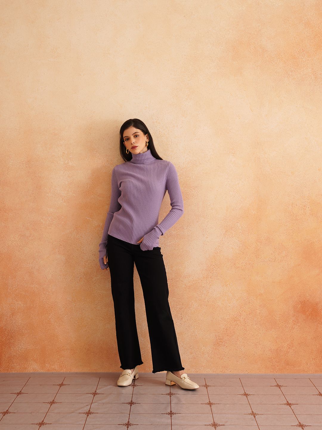 Pull Over Lavender Sweaters Beatnik