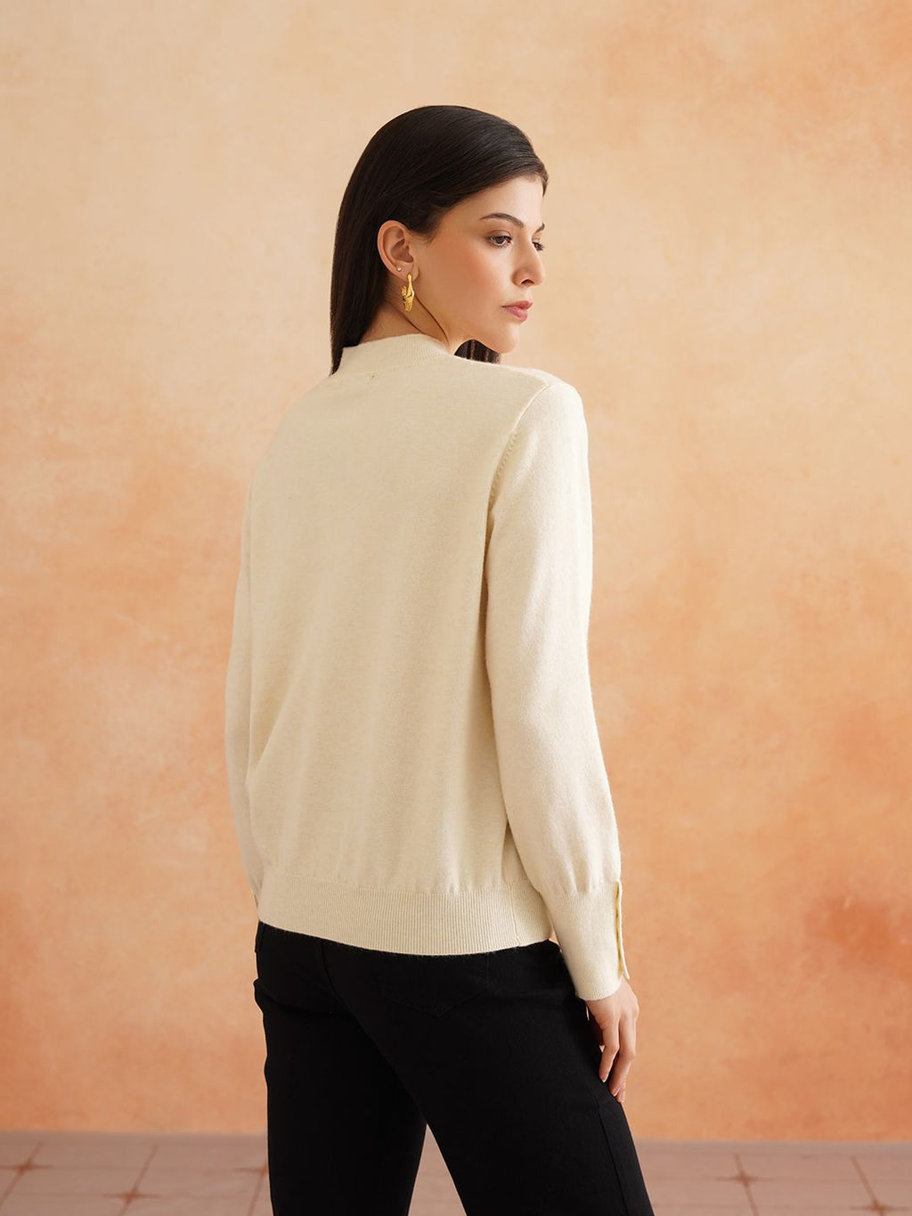 Pull Over Off White Sweaters Beatnik