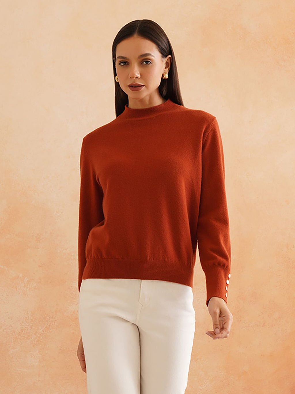 Pull Over Rust Sweaters Beatnik