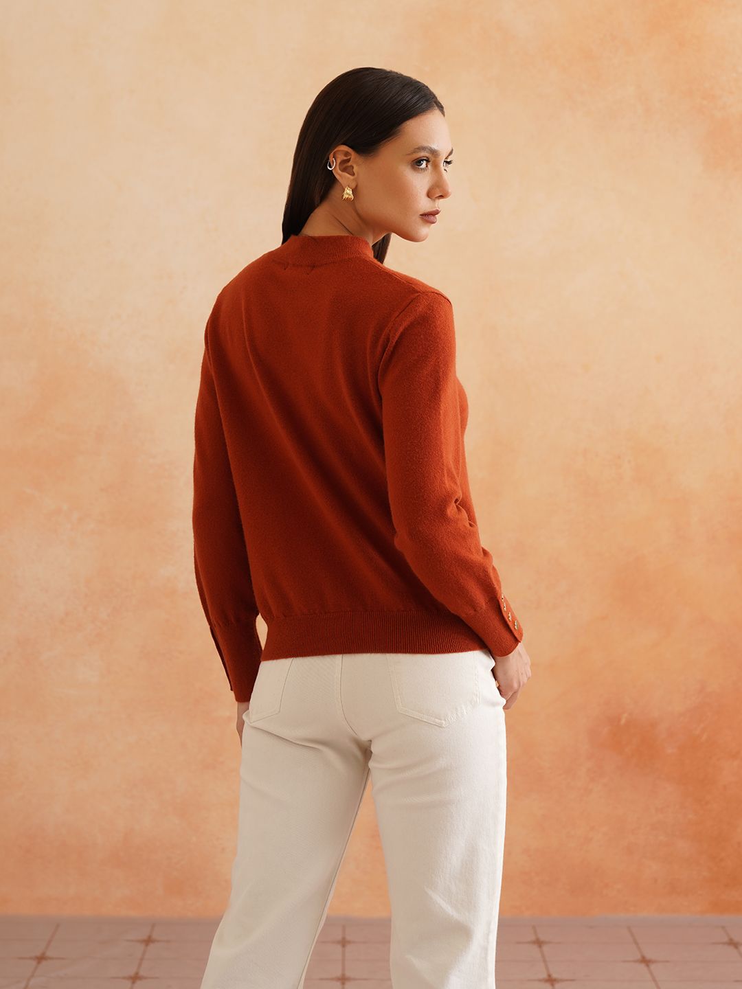 Pull Over Rust Sweaters Beatnik