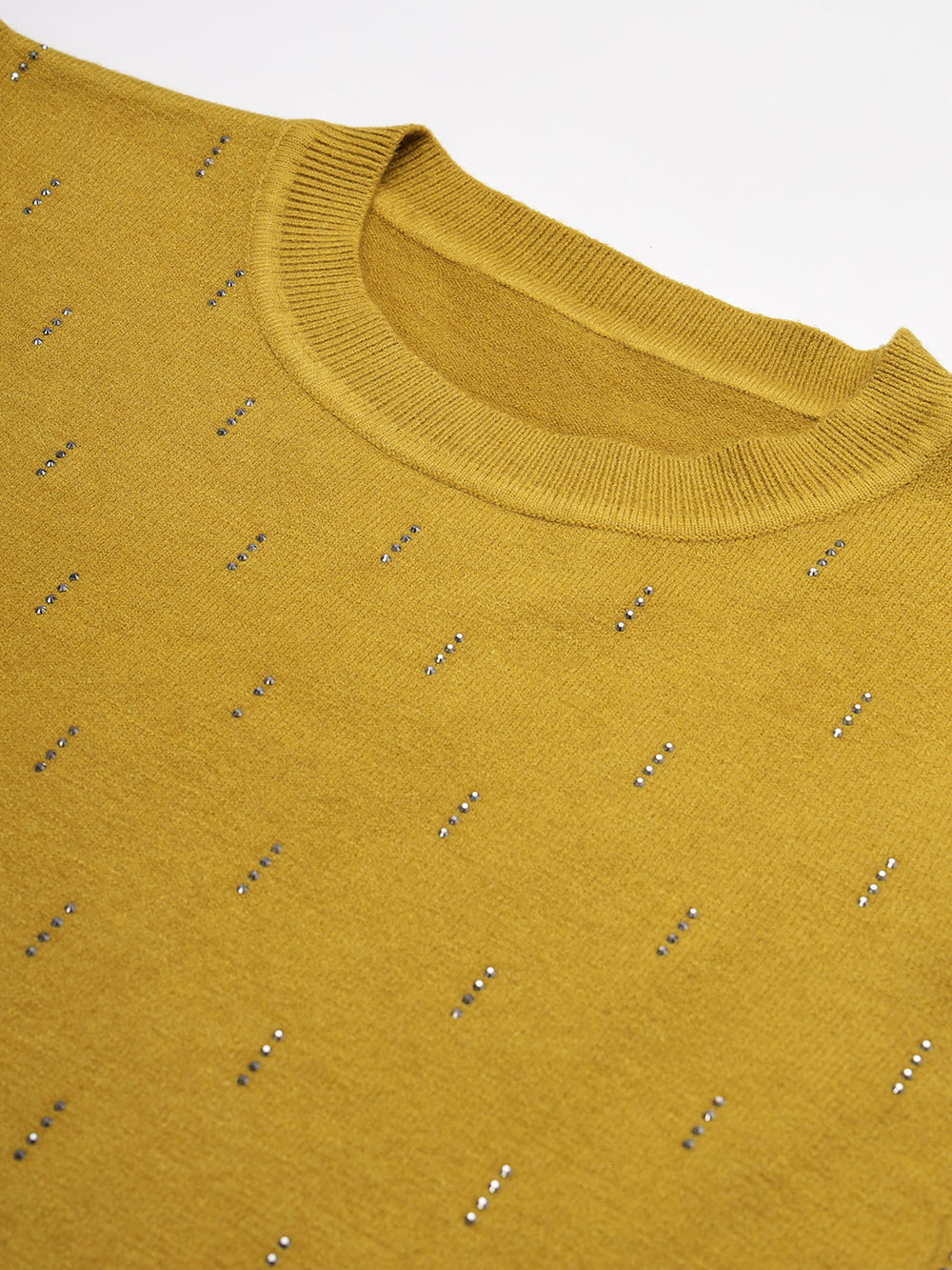 Beatnik Mustard Pull Over Womens Sweaters Beatnik India