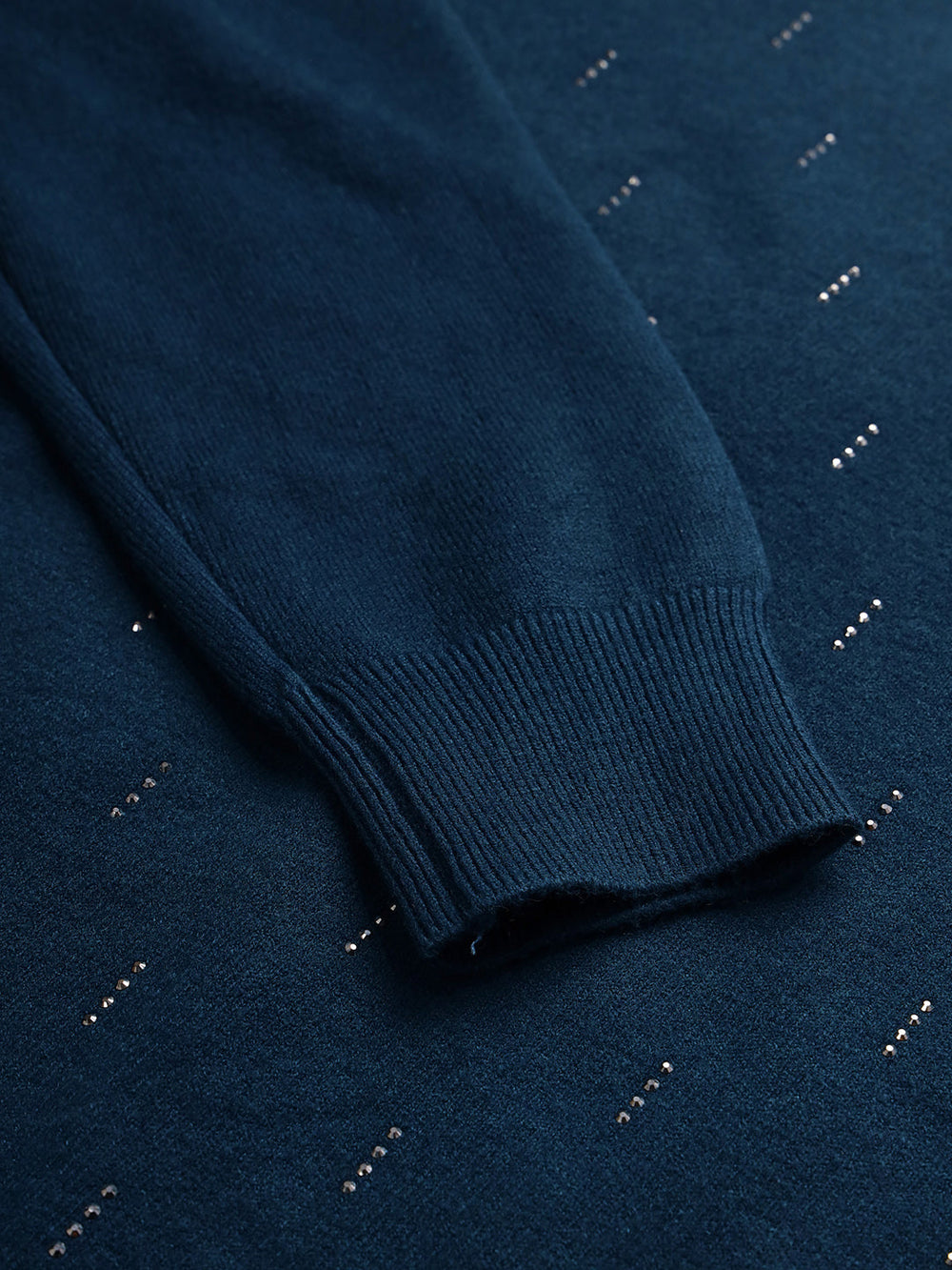 Beatnik Navy Blue Pull Over Womens Sweaters Beatnik India