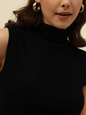 Pull Over Black Sweaters Beatnik