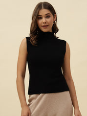 Pull Over Black Sweaters Beatnik