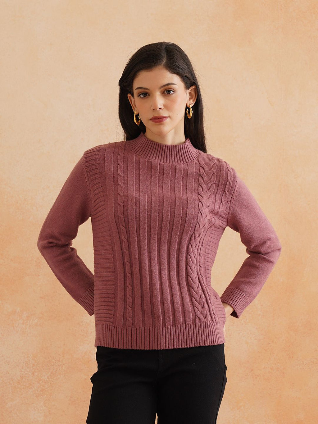 Pull Over Peach Puff Sweaters Beatnik