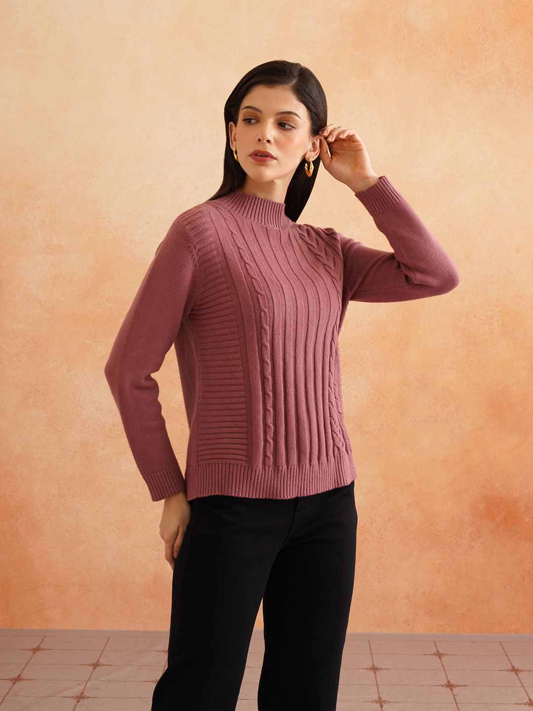 Pull Over Peach Puff Sweaters Beatnik