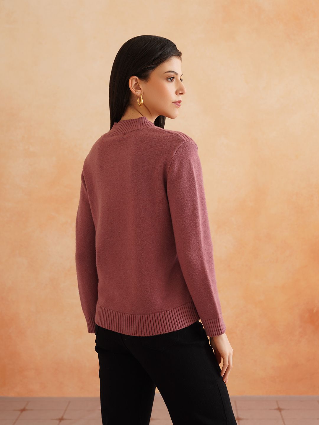 Pull Over Peach Puff Sweaters Beatnik