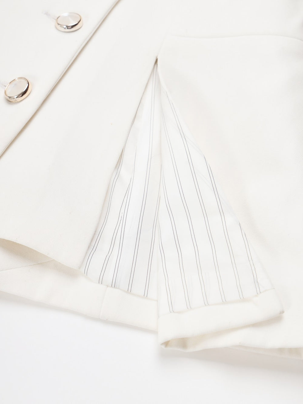 Beatnik Polyester Notched Lapel White Womens Western Suits Beatnik India