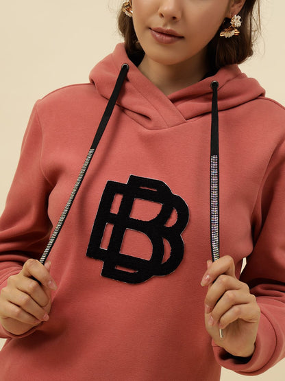 Hooded Pink Sweatshirts Beatnik