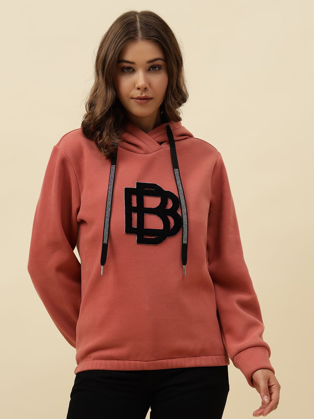 Hooded Pink Sweatshirts Beatnik