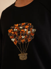 Black Full Sleeve Sweatshirts Beatnik