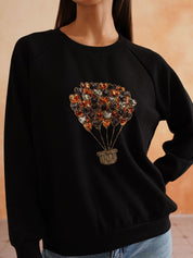 Black Full Sleeve Sweatshirts Beatnik