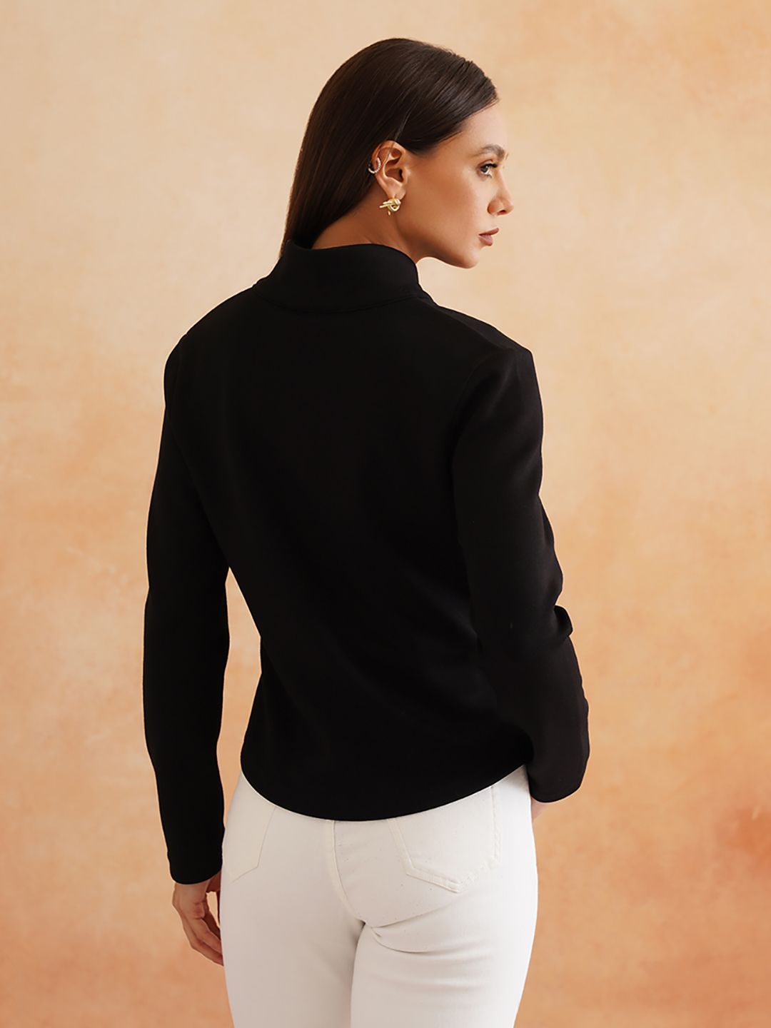 Black Full Sleeve Sweatshirts Beatnik