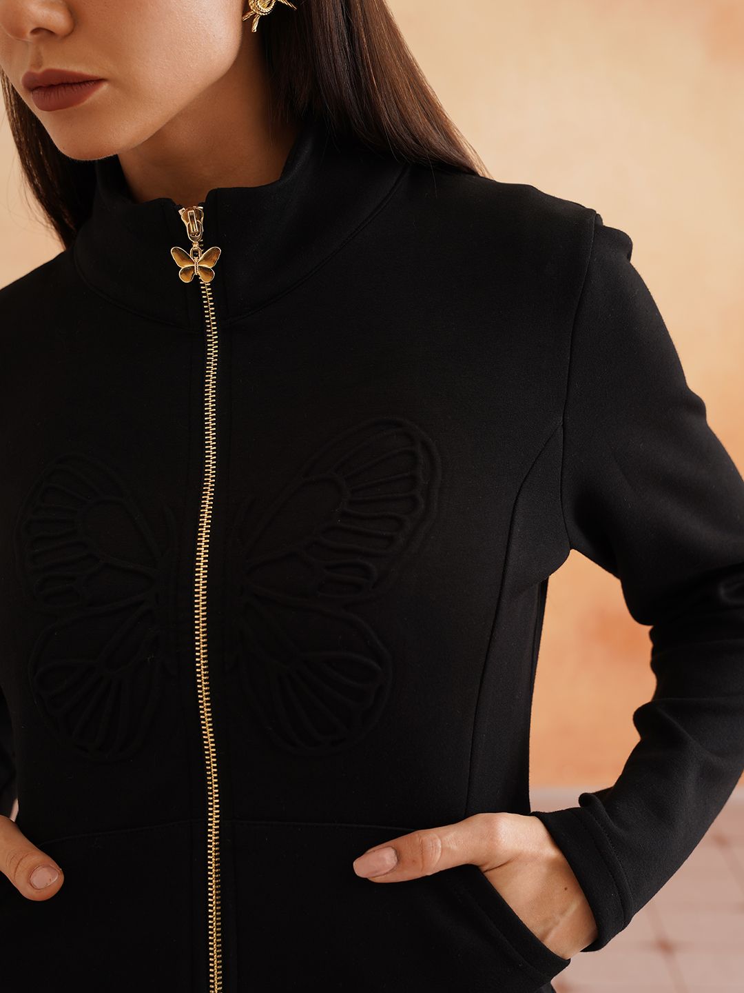 Black Full Sleeve Sweatshirts Beatnik