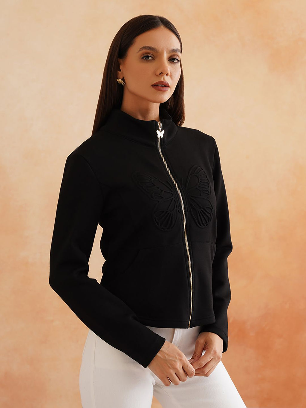 Black Full Sleeve Sweatshirts Beatnik