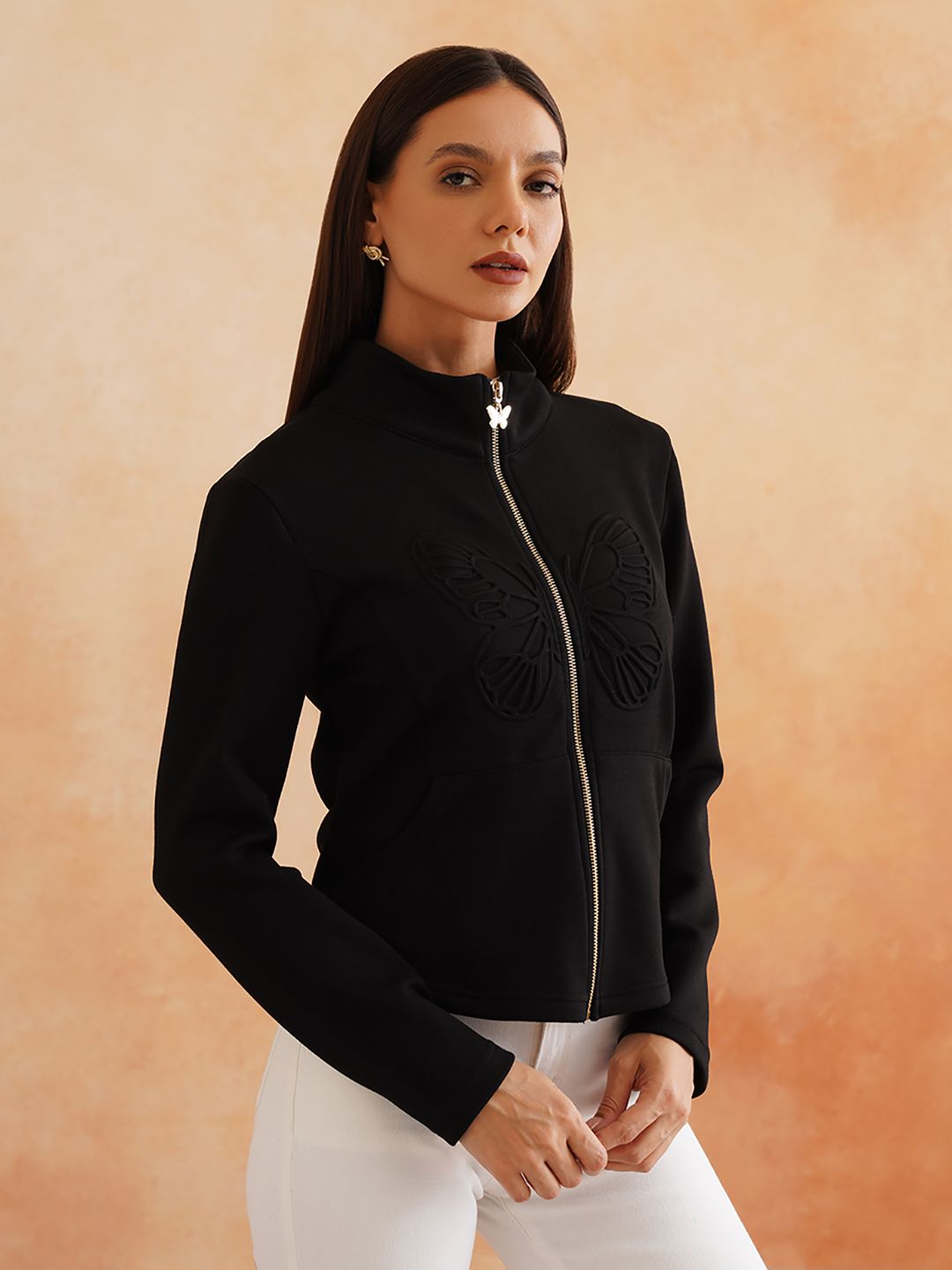 Black Full Sleeve Sweatshirts Beatnik