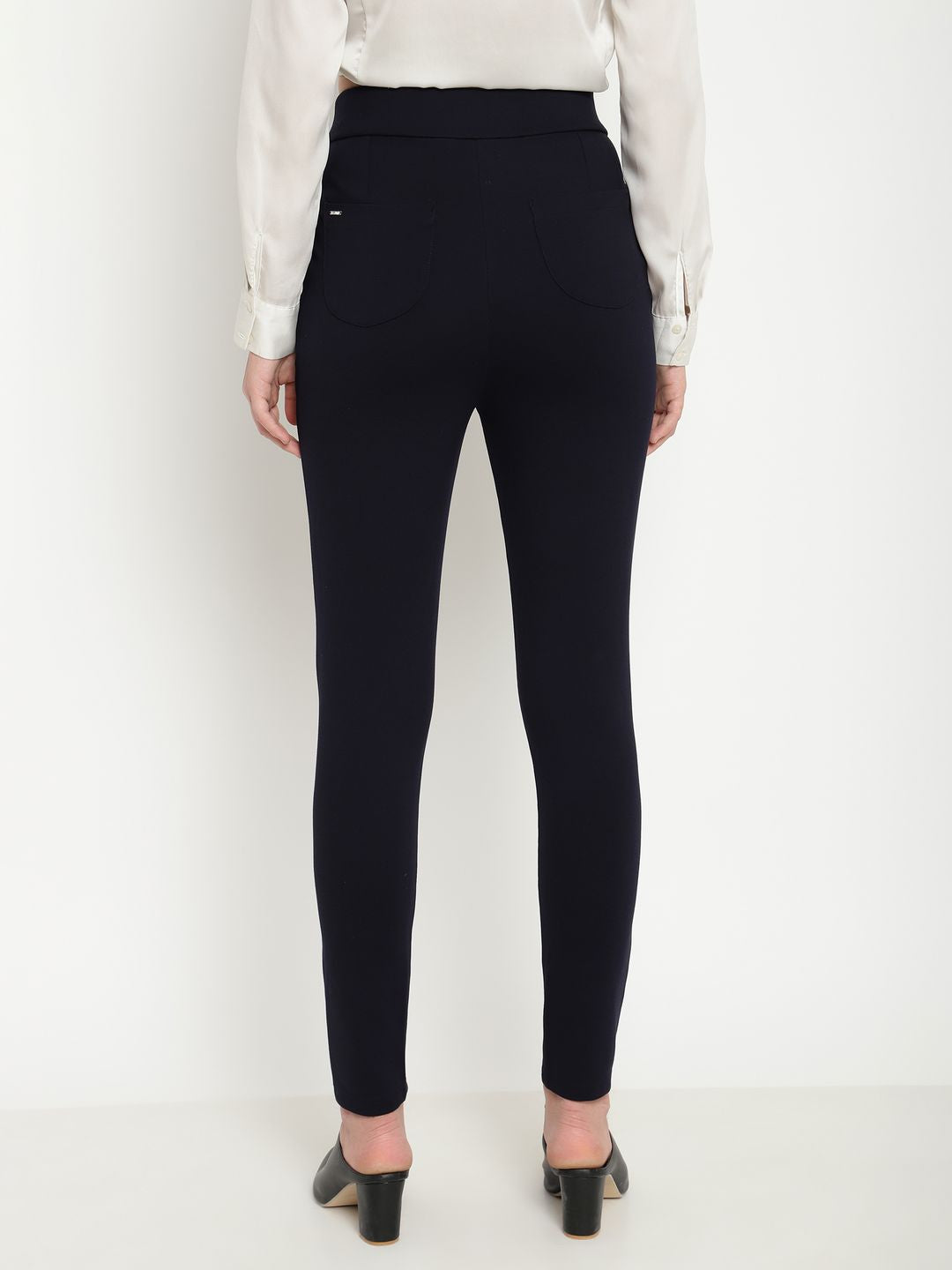 Beatnik-Navy Blue-Slim Fit-Treggings Beatnik