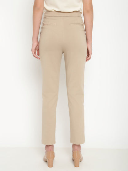 Beatnik Beige Straight Treggings Beatnik
