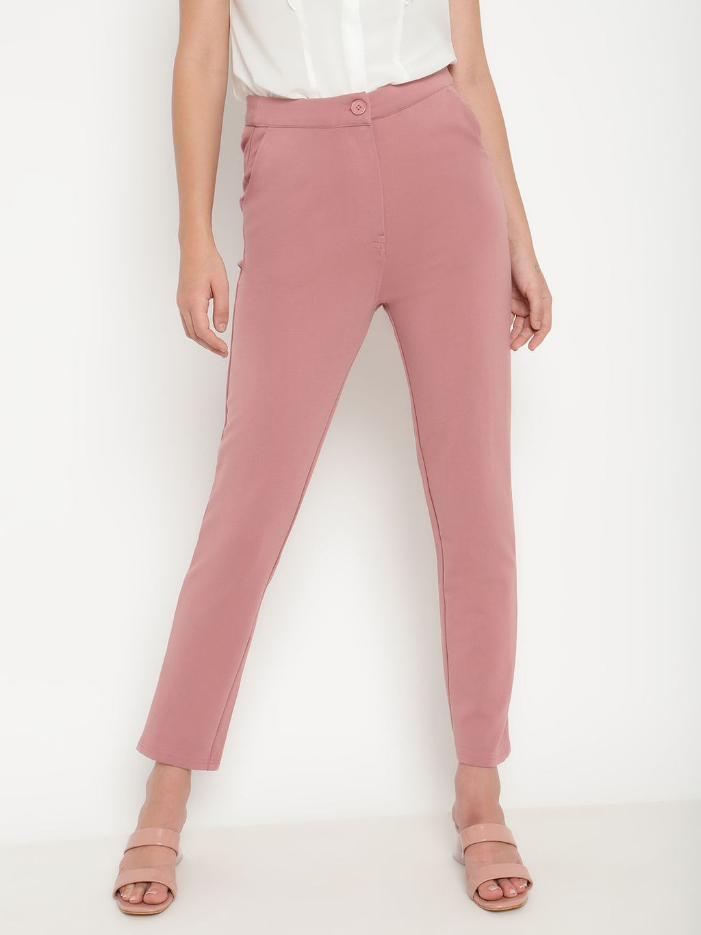Beatnik Peach Puff Straight Treggings Beatnik