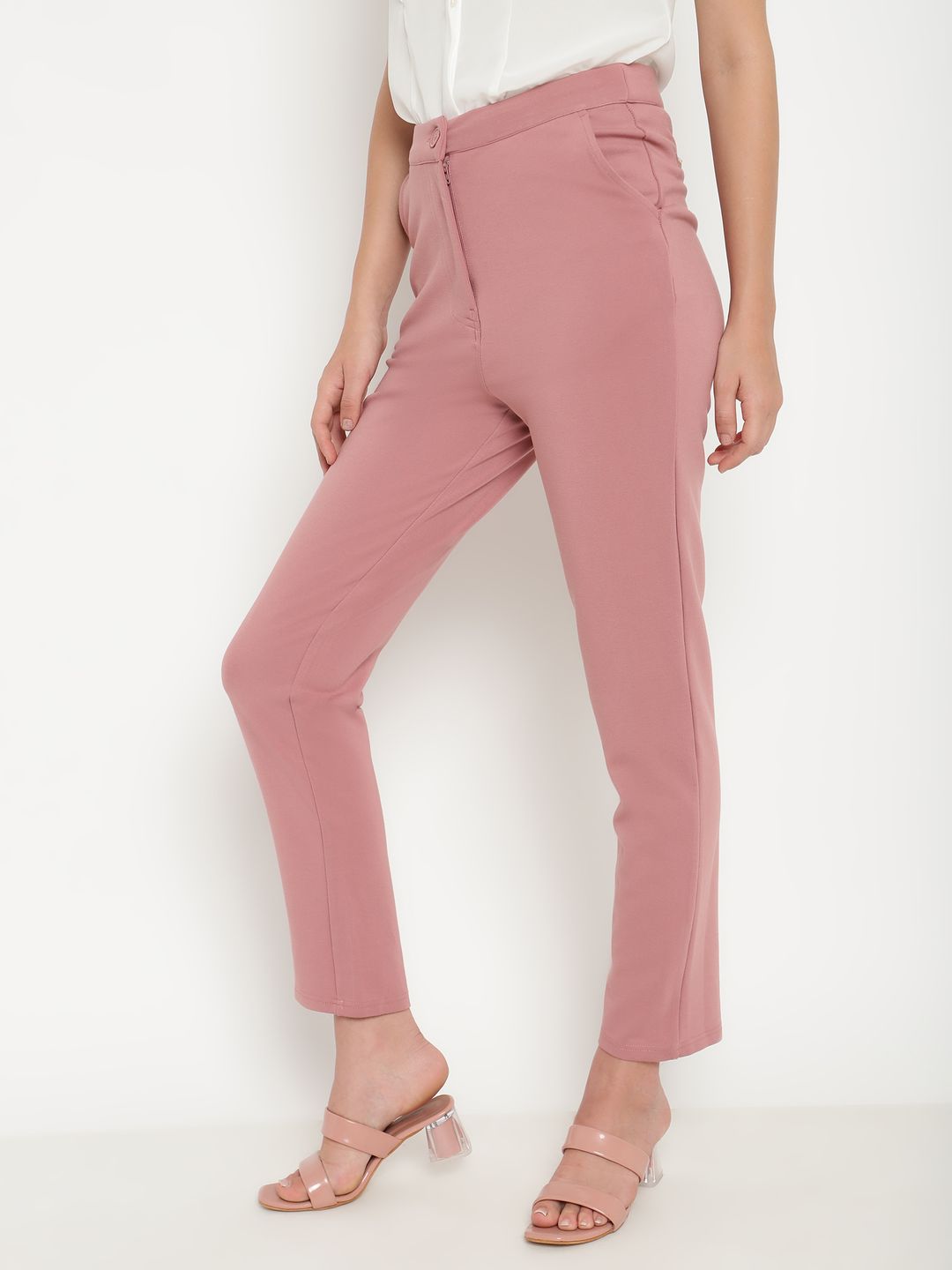 Beatnik Peach Puff Straight Treggings Beatnik