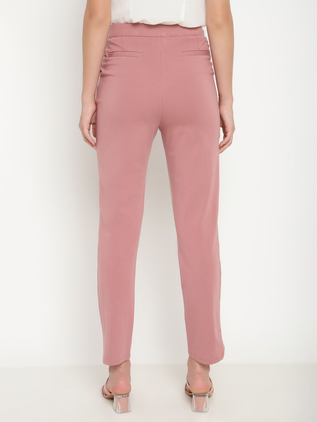 Beatnik Peach Puff Straight Treggings Beatnik