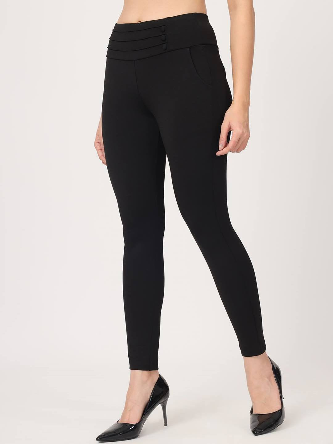 Beatnik Jeggings Ankle Length Solid Womens Jegging & Treggings Beatnik India