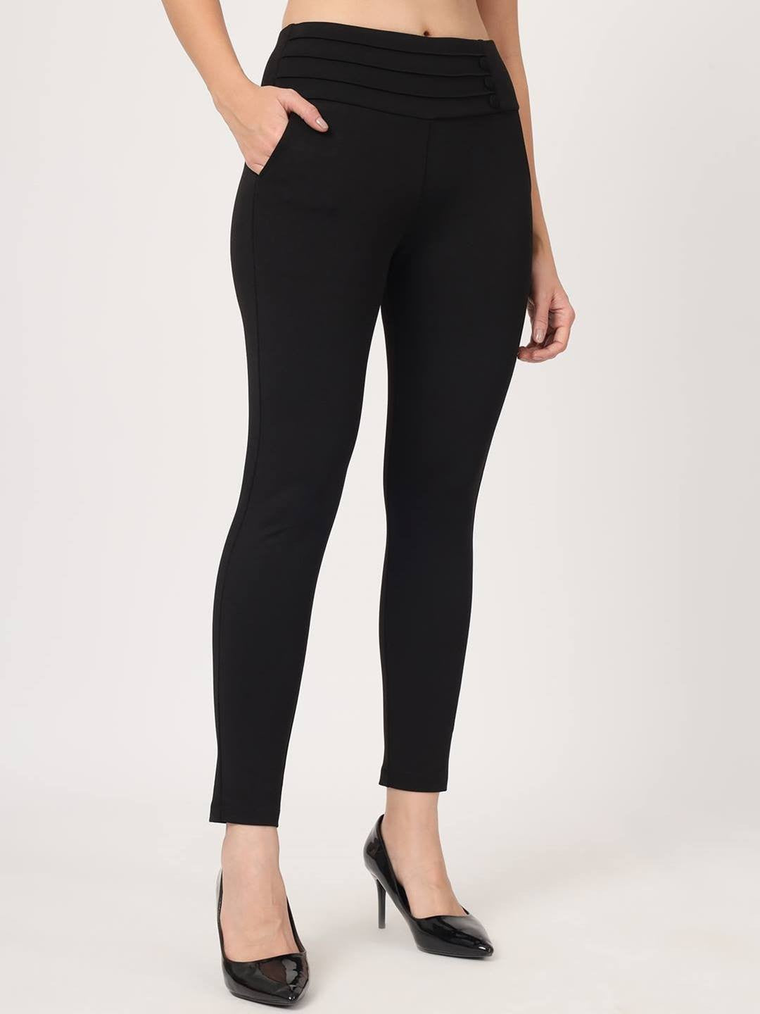 Beatnik Jeggings Ankle Length Solid Womens Jegging & Treggings Beatnik India