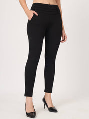 Beatnik Jeggings Ankle Length Solid Womens Jegging & Treggings Beatnik India