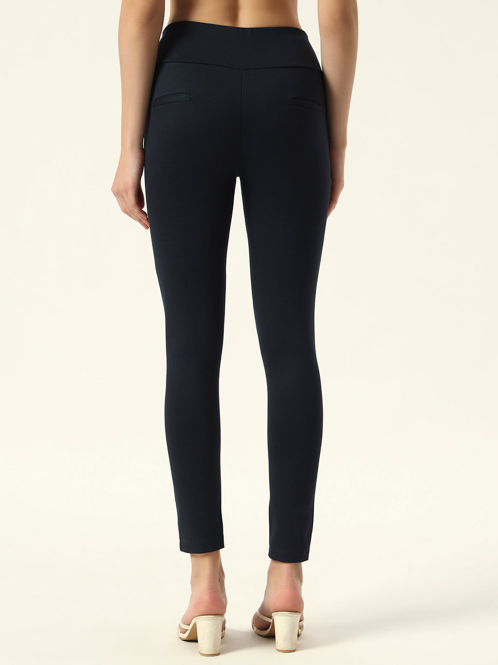 Beatnik Basics: Where Style Meets Comfort The Ultimate Navy Blue Jeggings