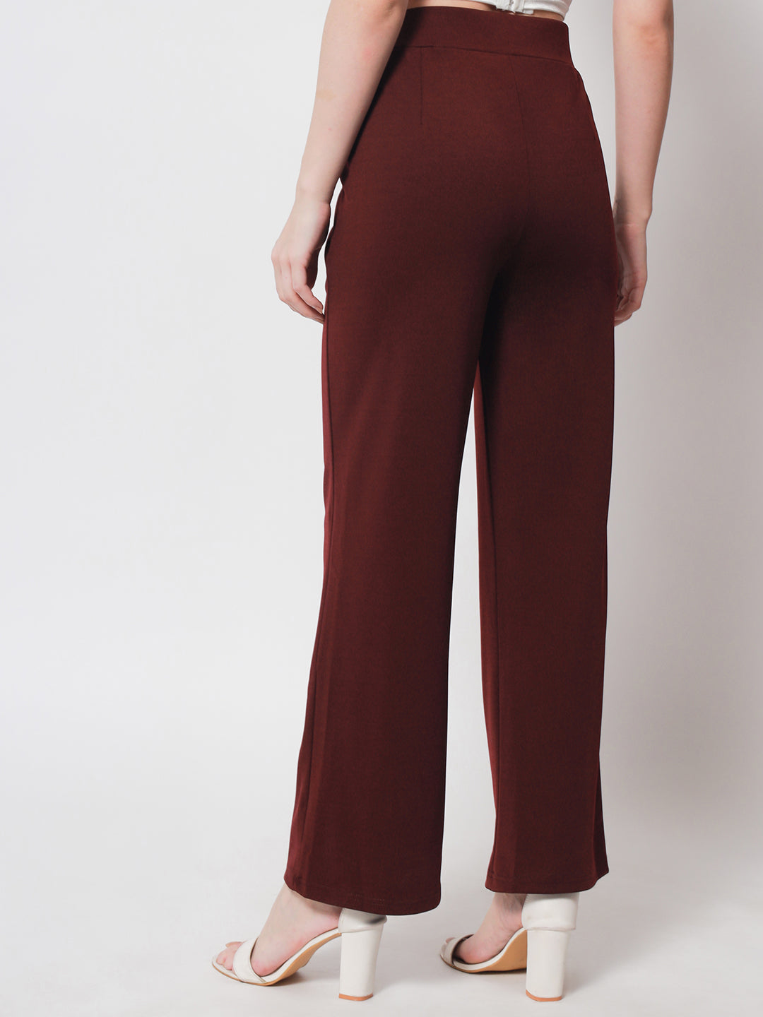 Beatnik Womens Ankle Length Fitted Pull On Closure Solid Treggings Beatnik India