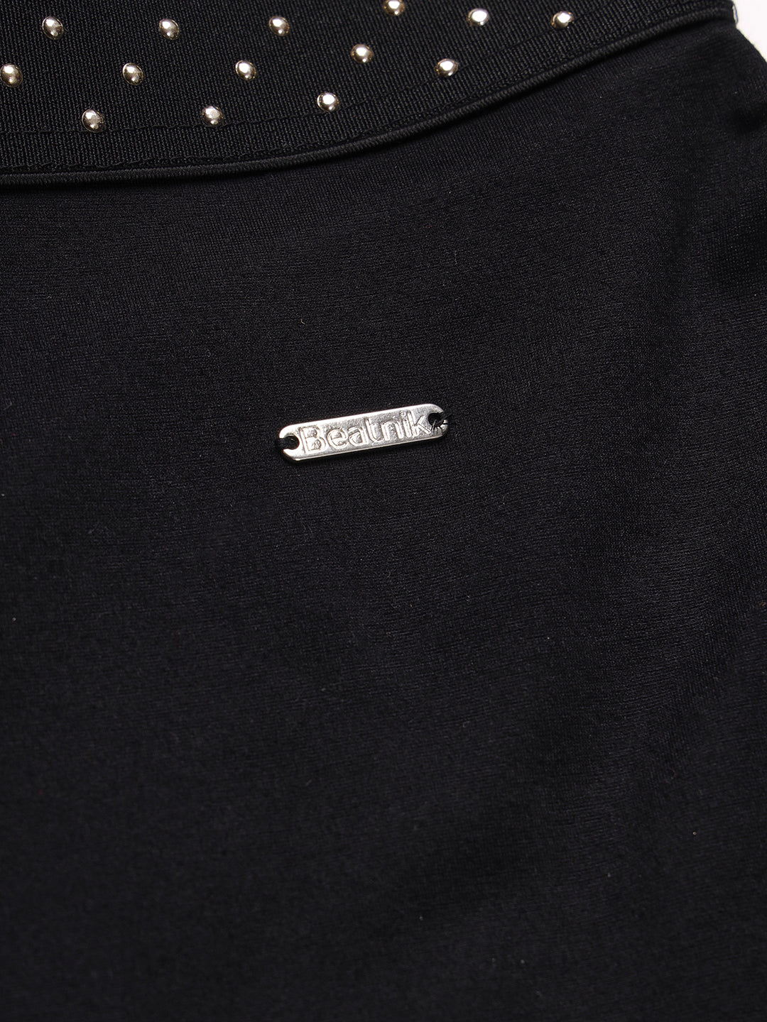 Beatnik Womens Ankle Length Fitted Pull On Closure Solid Treggings Beatnik India