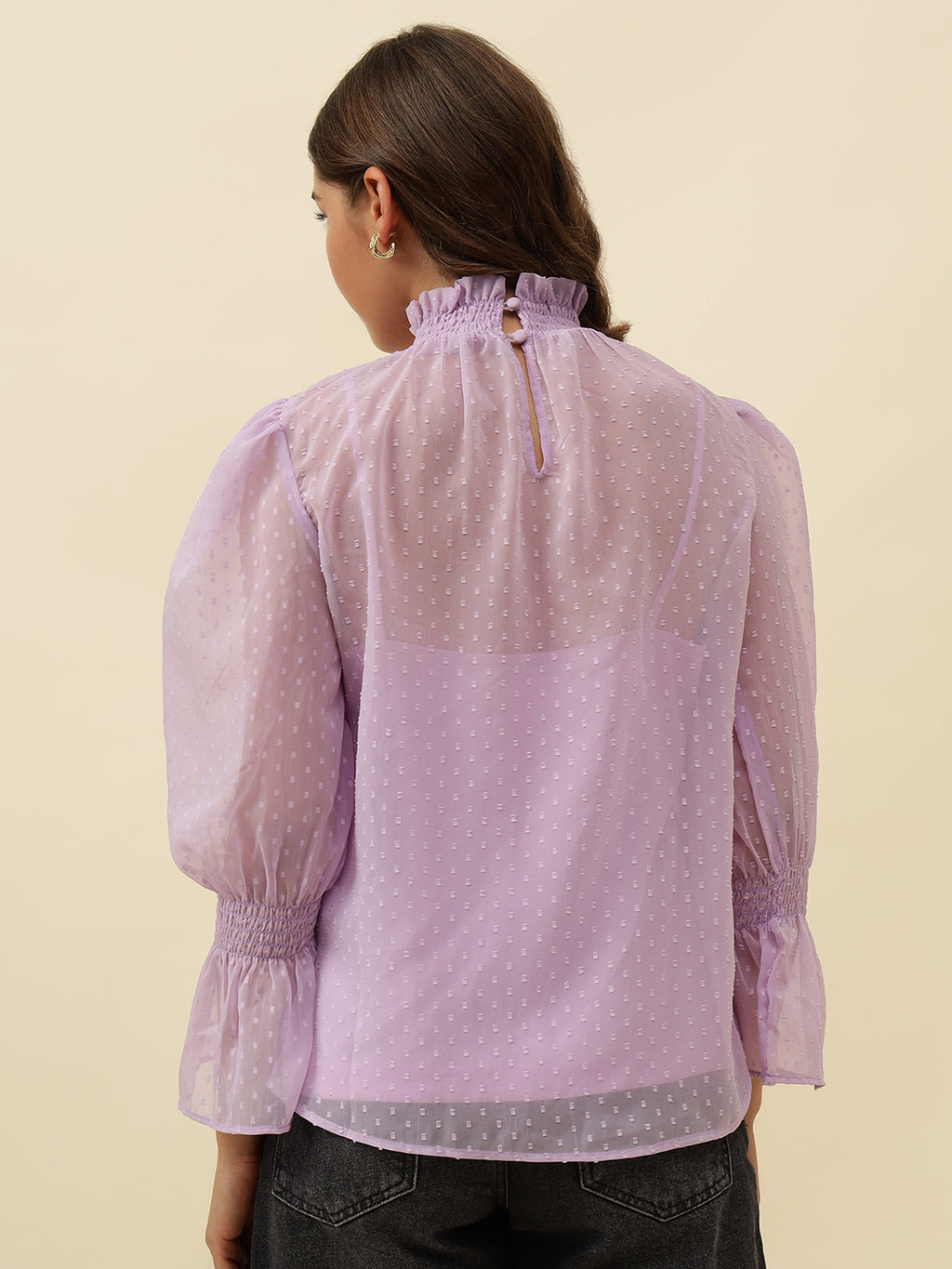 Beatnik Medium Orchid A-line  Womens Top Beatnik India