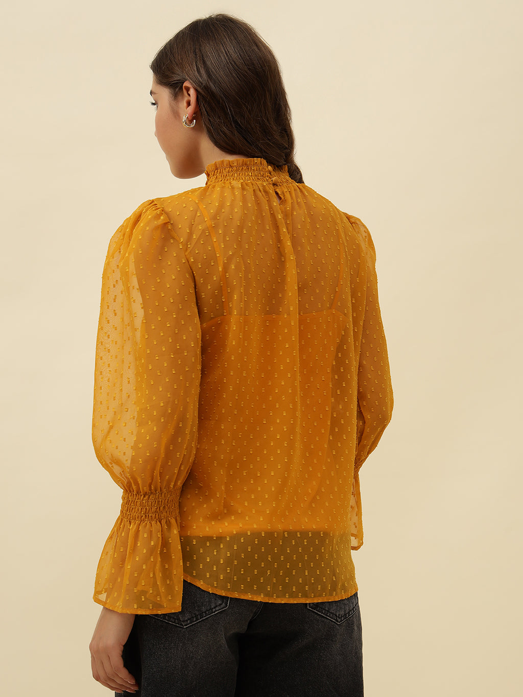 Beatnik Tangerine A-line  Womens Top Beatnik India