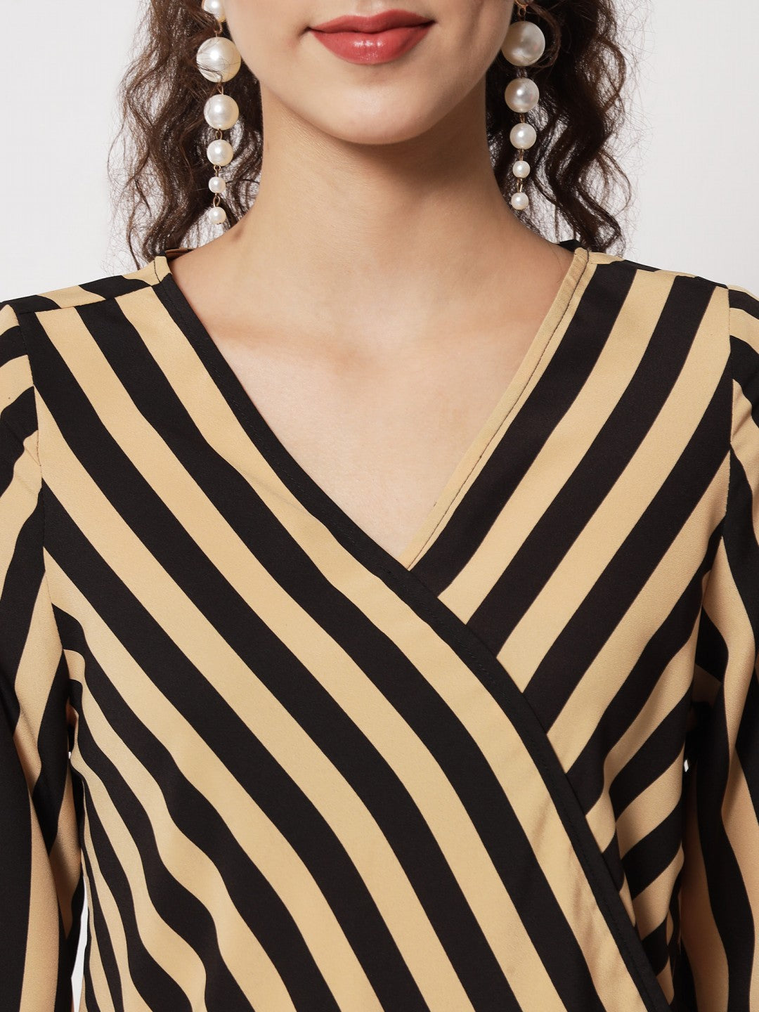 Beatnik Black Wrap  Womens Top Beatnik India
