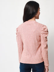 Beatnik Peach Puff Blouson  Womens Top Beatnik India