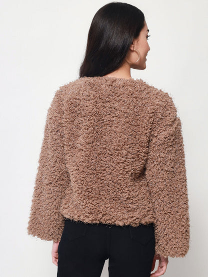 Beatnik Brown Wrap  Womens Top Beatnik India