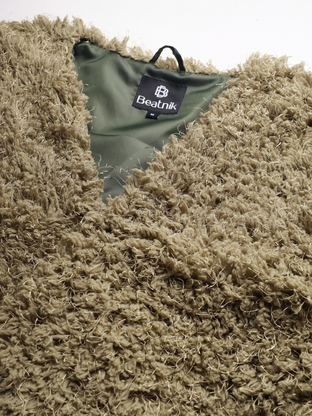 Beatnik Olive Green Wrap  Womens Top Beatnik India