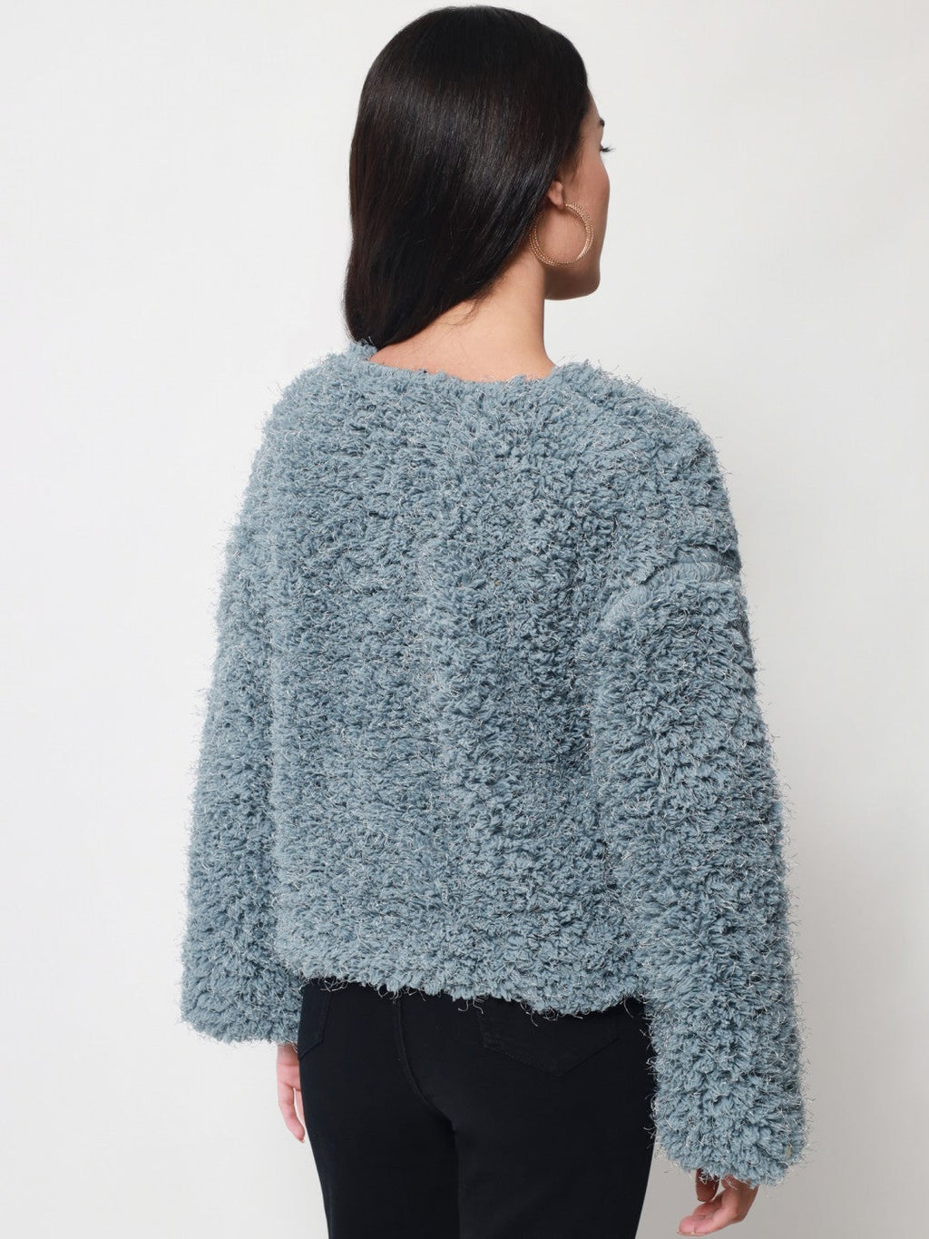 Beatnik Sky Blue Wrap  Womens Top Beatnik India