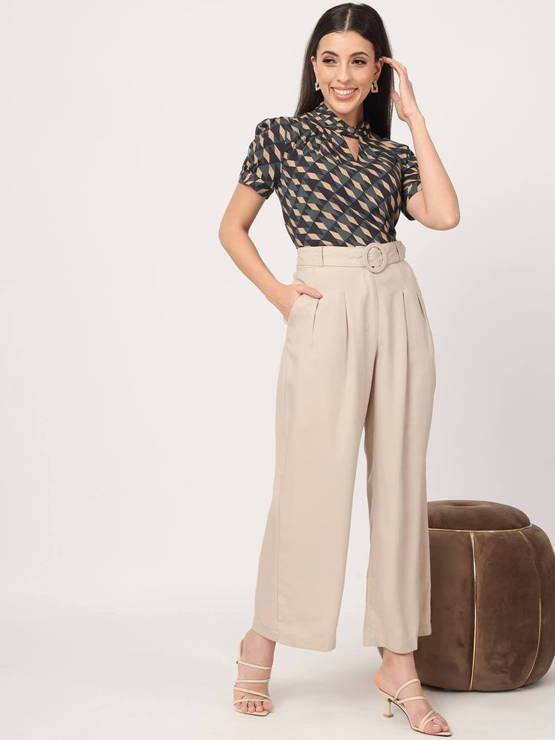 Beatnik Black A-line  Womens Top Beatnik India