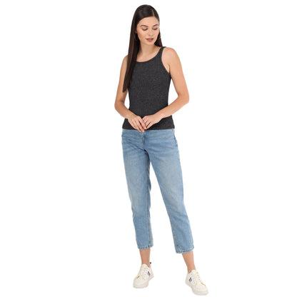 Beatnik Black Cami  Womens Top